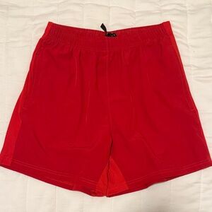 Men’s Red Athletic Shorts